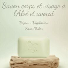 Savon corps et visage à l'aloe et l'avocat