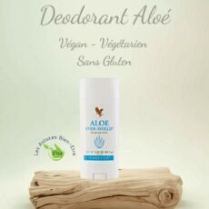 Déodorant à l'aloès végan végétarien et sans gluten