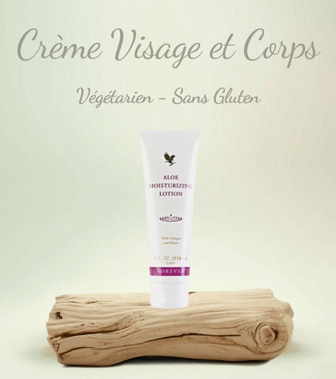 Cette crème visage et corps à l'aloès rend la peau plus souple, plus rebondie