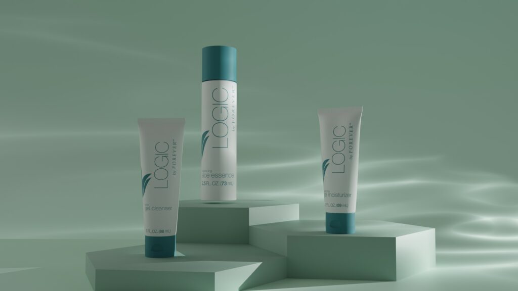 Gel hydratant Aloe Vera Logic by Forever, avec niacinamide, pour peaux mixtes en quête d'équilibre