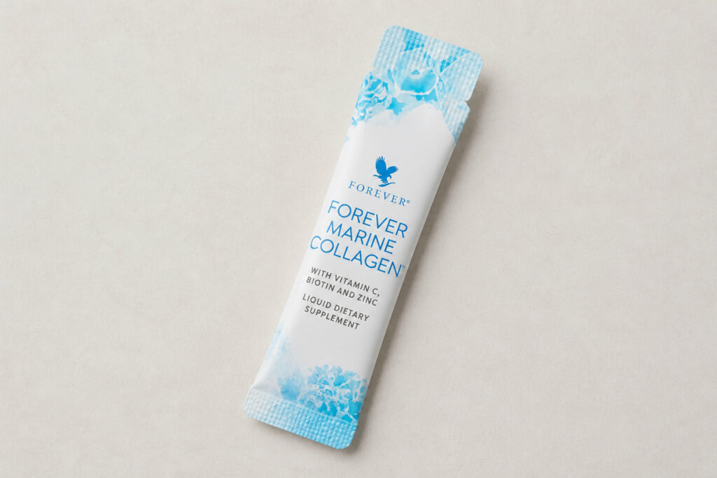 Stick de Forever Marine Collagen pratique car on peut l'emporter partout