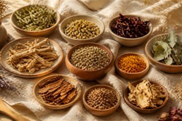 Assortiment de plantes séchées anti-inflammatoires pour le confort des articulations